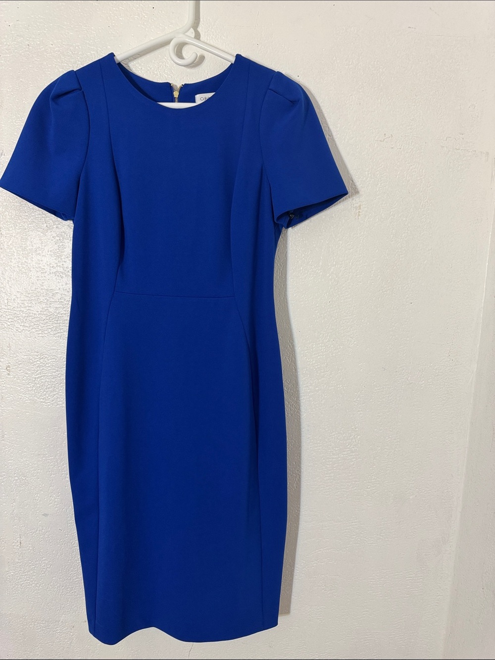 Calvin Klein Royal Blue Midi Dress size 8